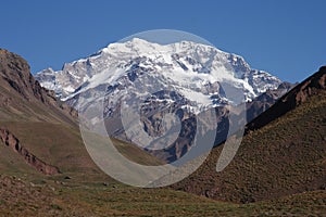 Majestic peak of Aconcagua