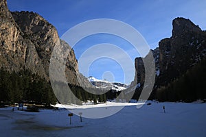 Majestic peaks along the Langental Valley