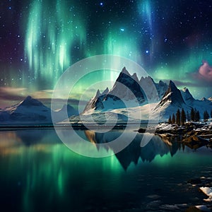 Majestic Polar Vistas - A Spectacular Display of Nature