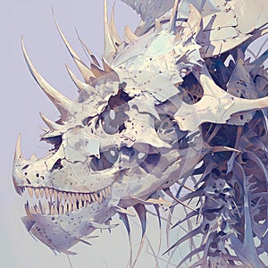 Majestic Prehistoric Beast - Epic Dinosaur Stock Image