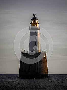 Majestic Rattray Head Lighthouse in the United KIngdom