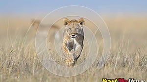 Majestic roar of the savannah king a powerful display of authority and dominance in the wild