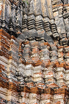 Majestic ruins of 1629 Wat Chai Watthanaram built by King Prasat