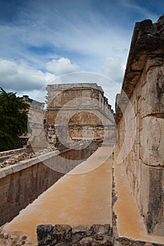 Majestic ruins Maya city in Uxmal,Mexico