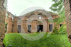 Majestic Ruins of stables and headquarters of hussars