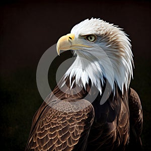 Majestic Symbol of Freedom: Portrait of a Bald Eagle