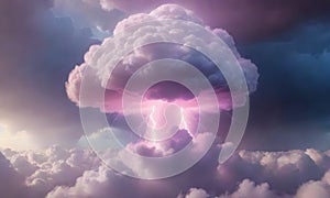 Majestic Thunderclouds and Lightning