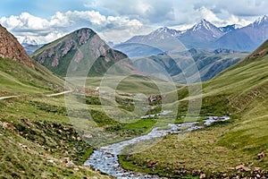 Majestic Tien Shan mountains