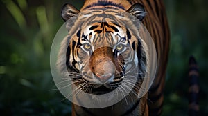 Majestic Tiger Portrait in HD 8K Wallpaper AI Generated