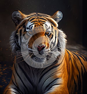Majestic Tiger in Repose