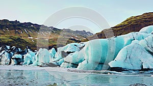 Majestic vatnajokull glacier in iceland
