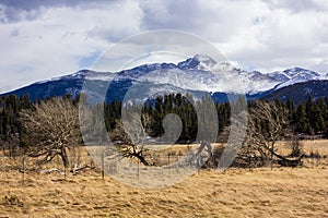 A majestic view of the Rocky Mountain National Park, Colorado, USA