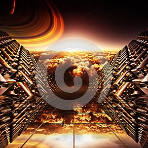 Majestic View Of Universe From An Intergalactic Observatory