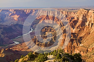 Majestic Vista of the Grand Canyon at Dusk