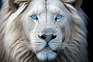 Majestic White Lion Artwork