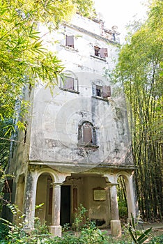 Majianlong Village Cluster in Kaiping, Guangdong, China. It is part of UNESCO World Heritage Site - Kaiping Diaolou and Villages.