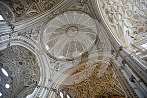 The Major chapel dome at Cordoba Cathedral photo