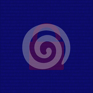 Major cyber attack hitting computers icon. Vector illustration eps 10