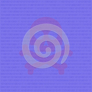 Major cyber attack hitting computers icon. Vector illustration eps 10