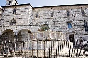 The Major Fountain, Perugia, Italy. photo