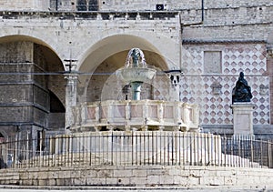 The Major Fountain, Perugia, Italy photo