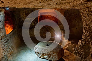 Major tourist attraction of Turkey underground city Kaymakli