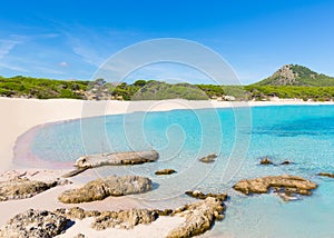 Majorca Cala Agulla beach in Capdepera Mallorca photo