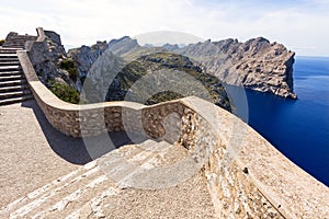 Majorca mirador Formentor Cape Mallorca island photo