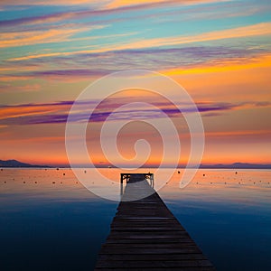 Majorca Muro beach sunrise Alcudia Bay Mallorca