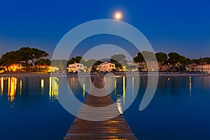 Majorca Muro beach sunrise Alcudia Bay Mallorca