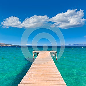 Majorca Platja de Muro beach Alcudia bay Mallorca