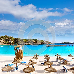 Majorca Porto Cristo beach in Manacor at Mallorca