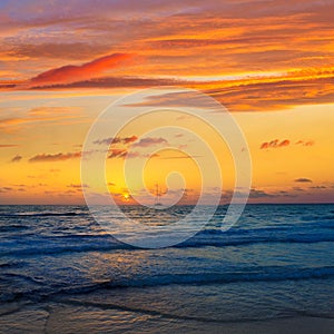 Majorca Sunset in Es Trenc beach in Campos