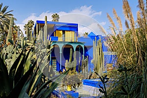 Majorelle Garden in Marrakech, Morocco