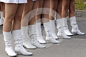 Majorettes parade