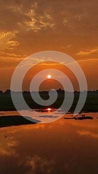 Majuli Island, nestled in the Brahmaputra River,