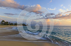 Makaha Beach in Oahu Island, Hawaii, USA