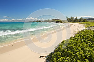 Makalawena Beach in Hawaii, USA