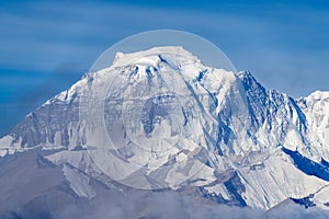 Makalu Peak of Himalaya mountains in Shigatse city Tibet Autonomous Region, China