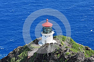 Makapu`u Lighthouse. Hawaii, Oahu