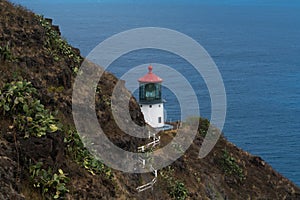 Makapu'u Lighthouse on the SE coast of Oahu, Hawaii