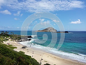 Makapuu Beach with Rabbit and Rock Island Views