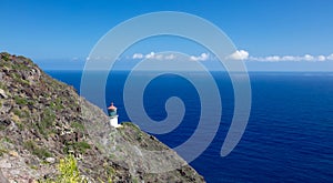 Makapuu Lighthouse on Oahu Hawaii USA