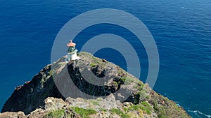 Makapuu Lighthouse on Oahu Hawaii USA