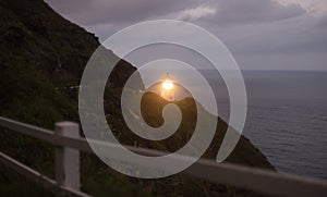 Makapuu Lighthouse Southwest Shore Oahu Hawaii Nautical Maritim