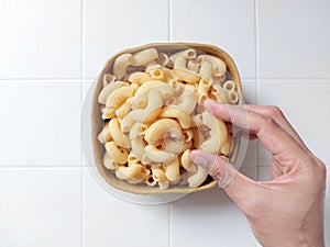Makaroni keju or macaroni cheese