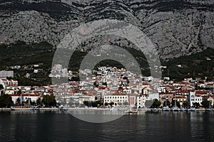 Makarska adriatic coastline town, Dalmatia, Croatia