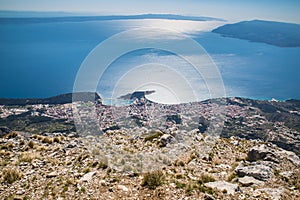 Makarska Riviera From Biokovo Mountain-Croatia