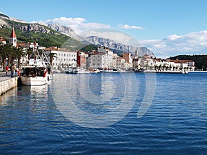 Makarska settlement of Croatia