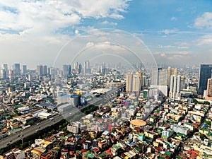 Makati City in Metro Manila, Philippines. photo
